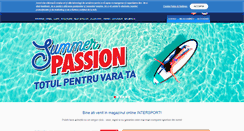 Desktop Screenshot of intersport.ro
